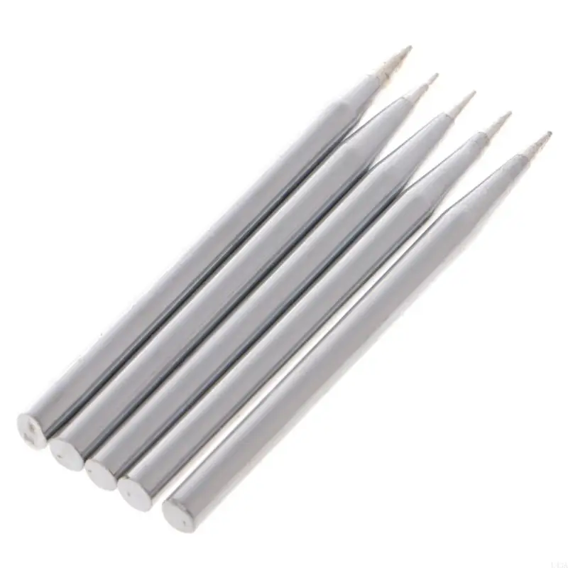 

100-600℃ 5 Pcs 40W Replacement Soldering Iron Tip Lead-Free Solder Tip Corrosion Resistant Coating 4.7mm