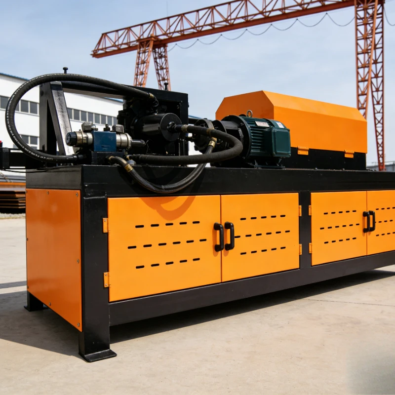 

Hydraulic Steel Bar Straightening and Cutting Machine automatic 4-14mm bar straightener and cutter steel bar bender customized