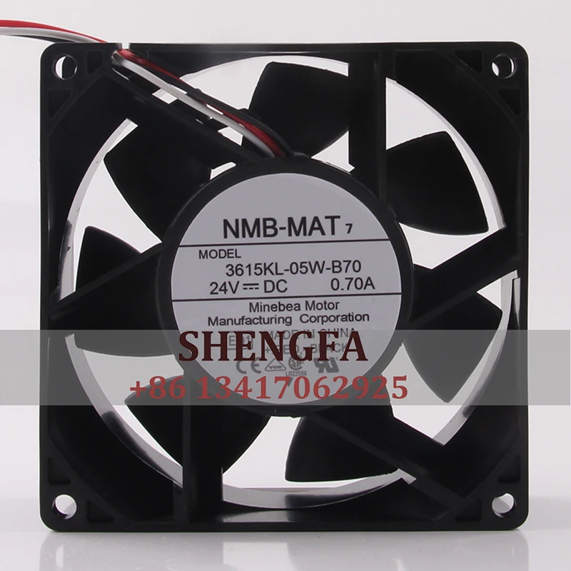 NMB Case Cooling Fan 3615KL-05W-B70 92*92*38MM 24V 0.7A 9CM ABB Inverter Specialized ACS510/550 Inverter Fan