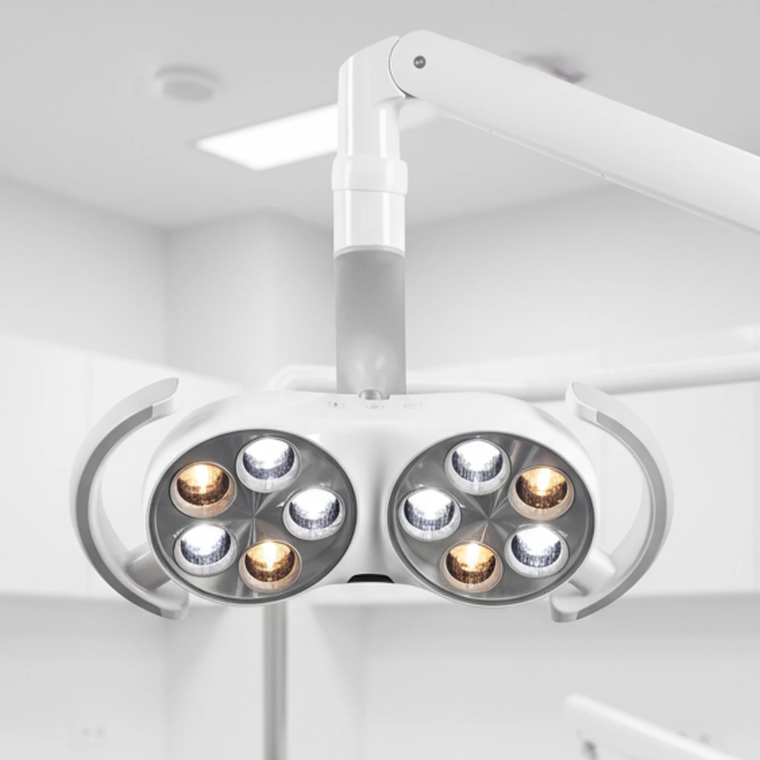 10 LED Bulbs Dental Oral Operating Light Dual Color Temperature Dentistry Veterinary Clinic CE Certified
