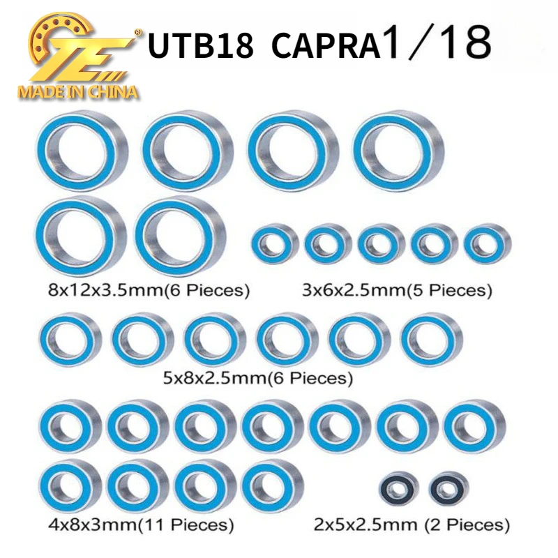 1/18 Climbing Car Adaptable Bearings Daquan Axal UTB18 Capra Mini Remote Control Car Bearings