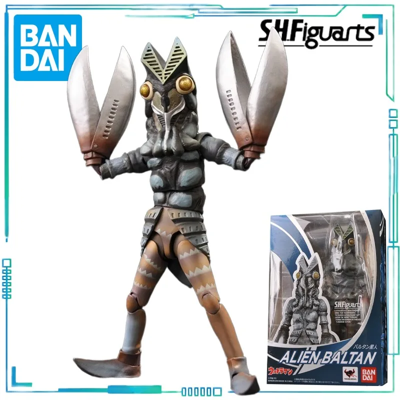 BANDAI Genuino S. H. Figuarts Serie Giocattoli mobili Serie Ultraman Ultraman 50th Anniversary Edition, Alien Baltan Model Collect