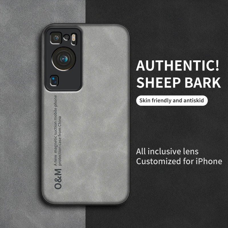 حافظة لهاتف هواوي P30 P40 P50 P60 Mate 30 40 50 60 Pro غطاء سيليكون مقاوم للصدمات من الحديد المغناطيسي المدمج