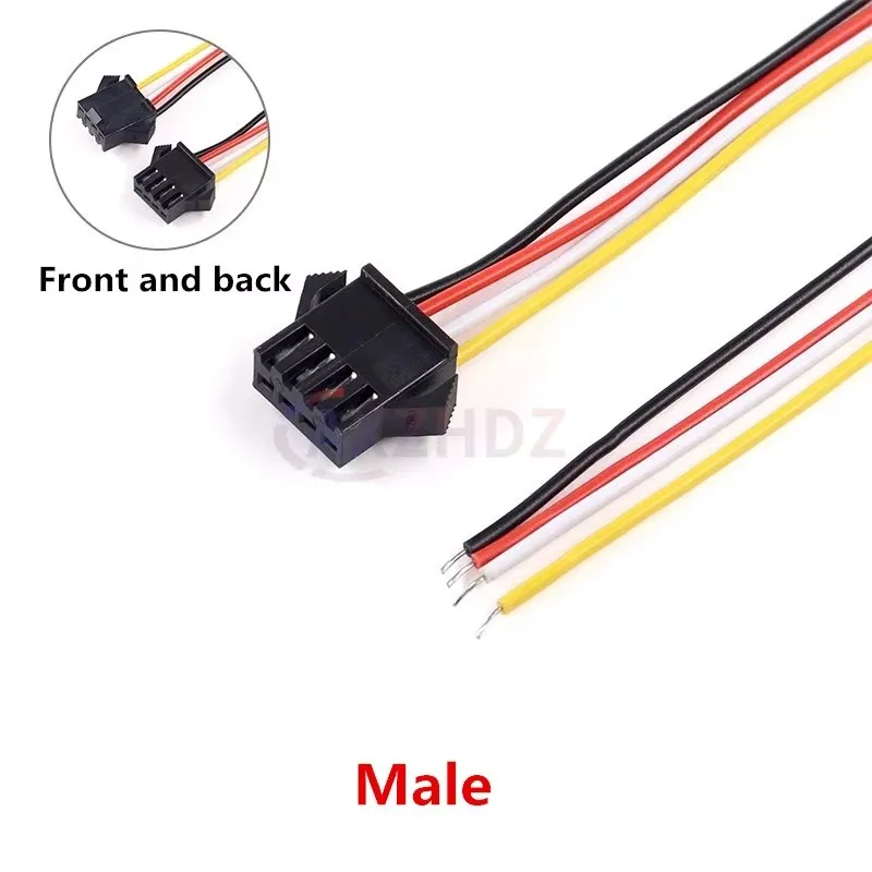 5 Pairs 2.54mm Male To Female Wire 2P 3P 4P 5P 6Pin Plug Socket Connector LED Strips Lamp Driver Connectors Cable Quick Adapter