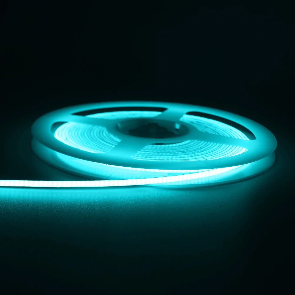 5V 3mm superdünnes COB-LED-Streifenlicht für Spielzeug, DIY-Dekoration, USB, batteriebetrieben, 480 LEDs/m, kühles Weiß, flexible Bandlichter, Rot