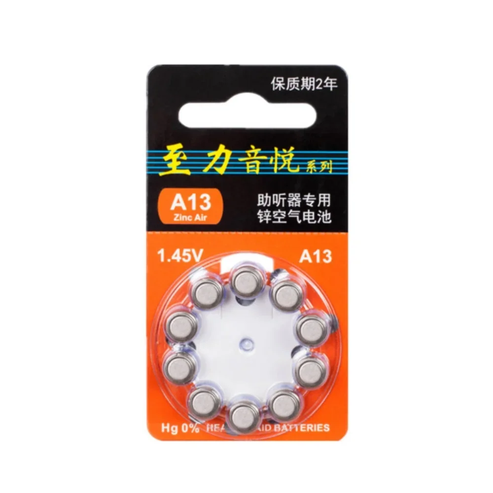 10-100PCS Zenipower Hearing Aid Batteries A13 13A 13 P13 PR48 Zinc Air Battery