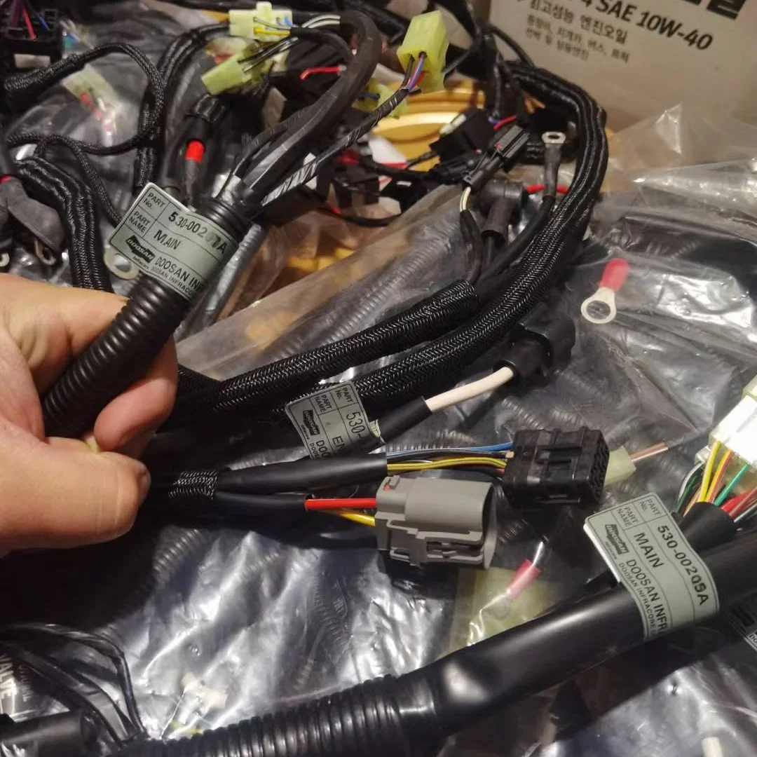 DX420LC DX480LC DX520LC Doosan Excavator Engine Wiring Harness Assembly 310207-01051 310207-01051B Excavator Wiring Harness