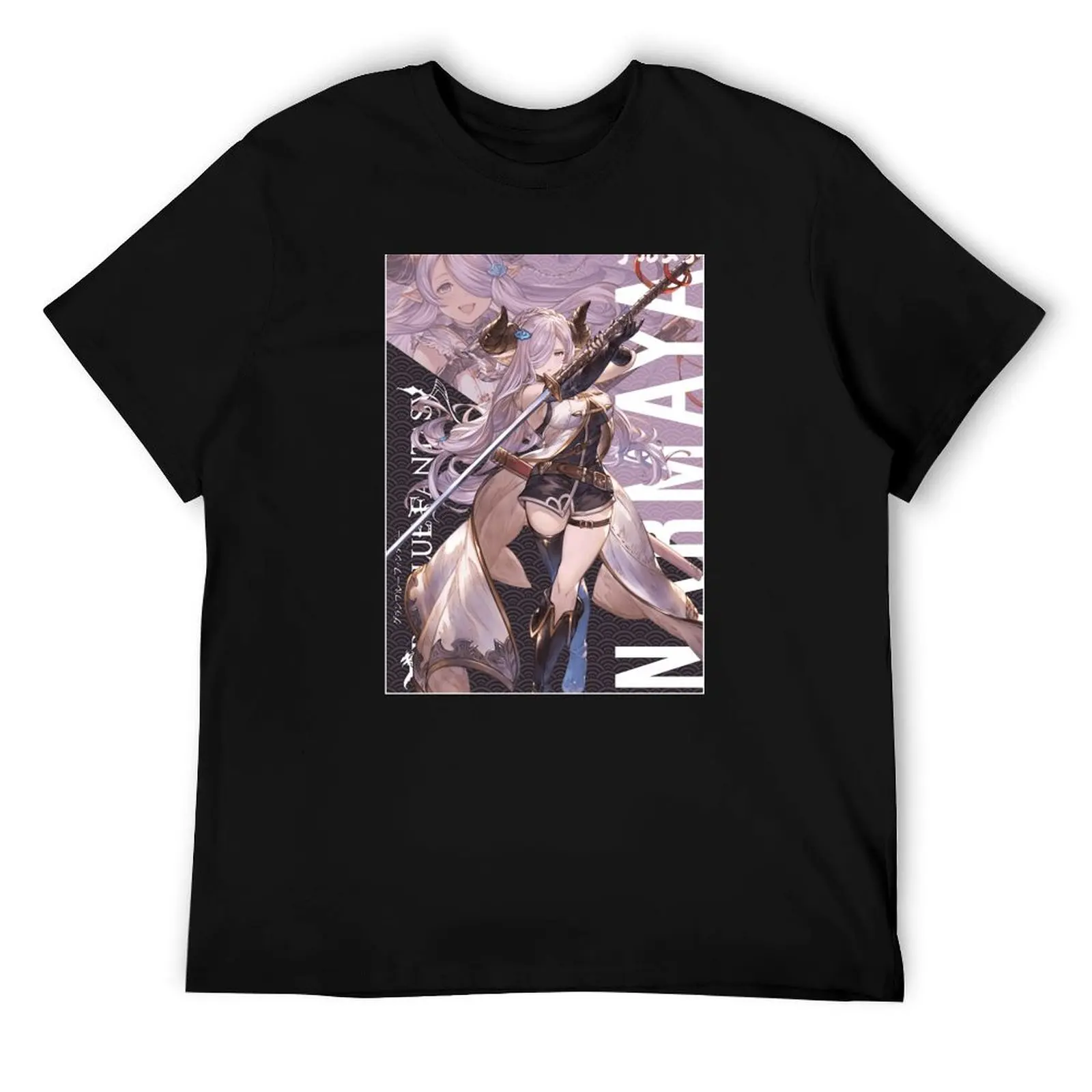 

Narmaya ナルメア Granblue Fantasy The Animation T-Shirt cotton t shirt man cotton t shirts man 100% T-Shirt