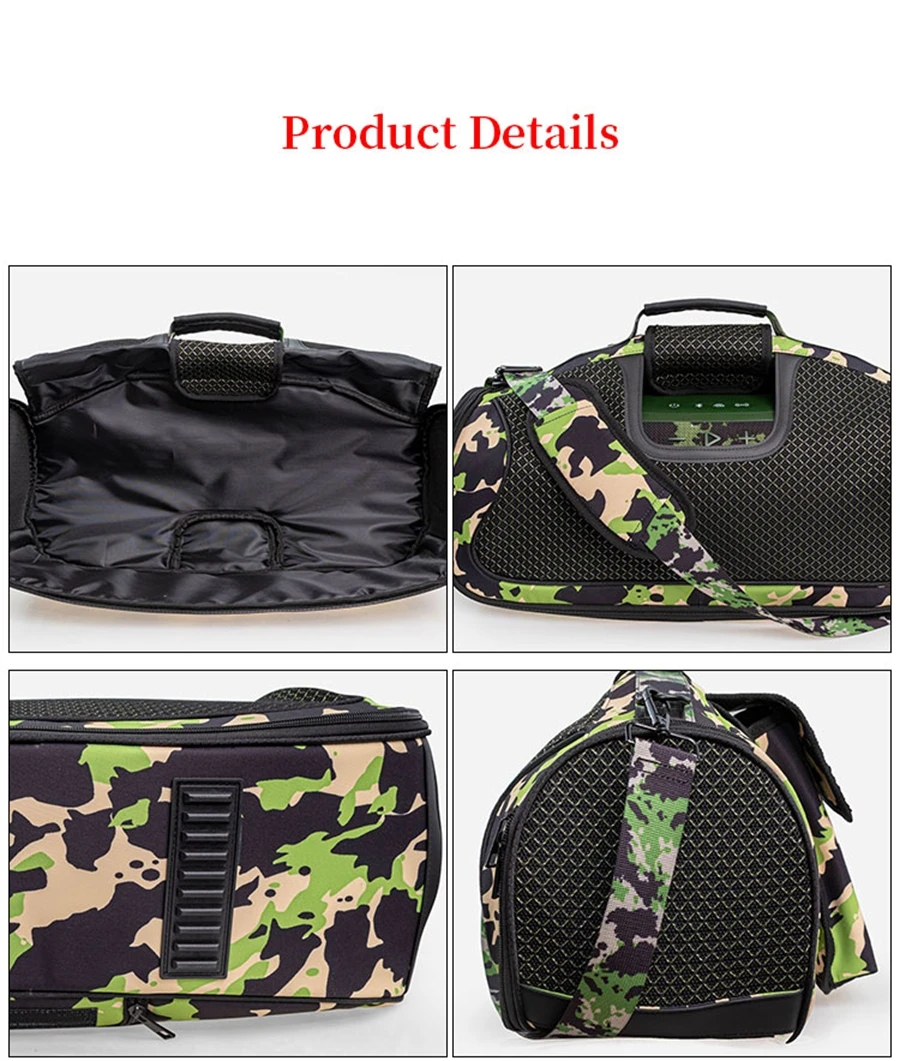 für JBL BOOMBOX4 3, tragbare transparente Lautsprechertasche für BOOMBOX 4/3, schalldurchlässige Tasche im Freien, Reise-Tragetasche – Detail 10