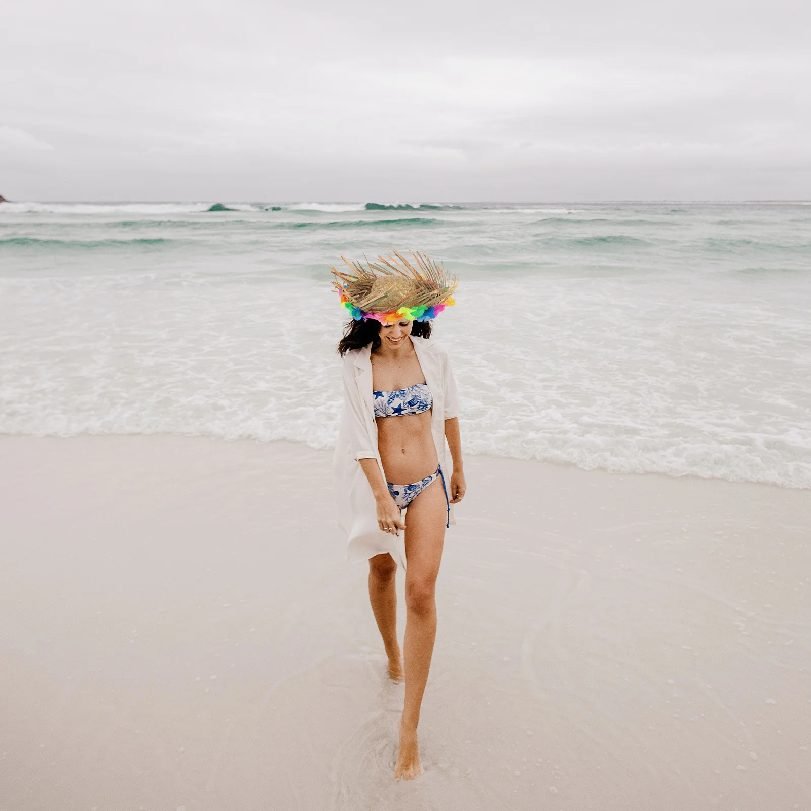 1 قطعة قبعة القش الذكور هاواي لي فستان بتصميم حالم زي الصيف شاطئ حفلة أغطية الرأس ملحق قبعة فستان بتصميم حالم زي #3