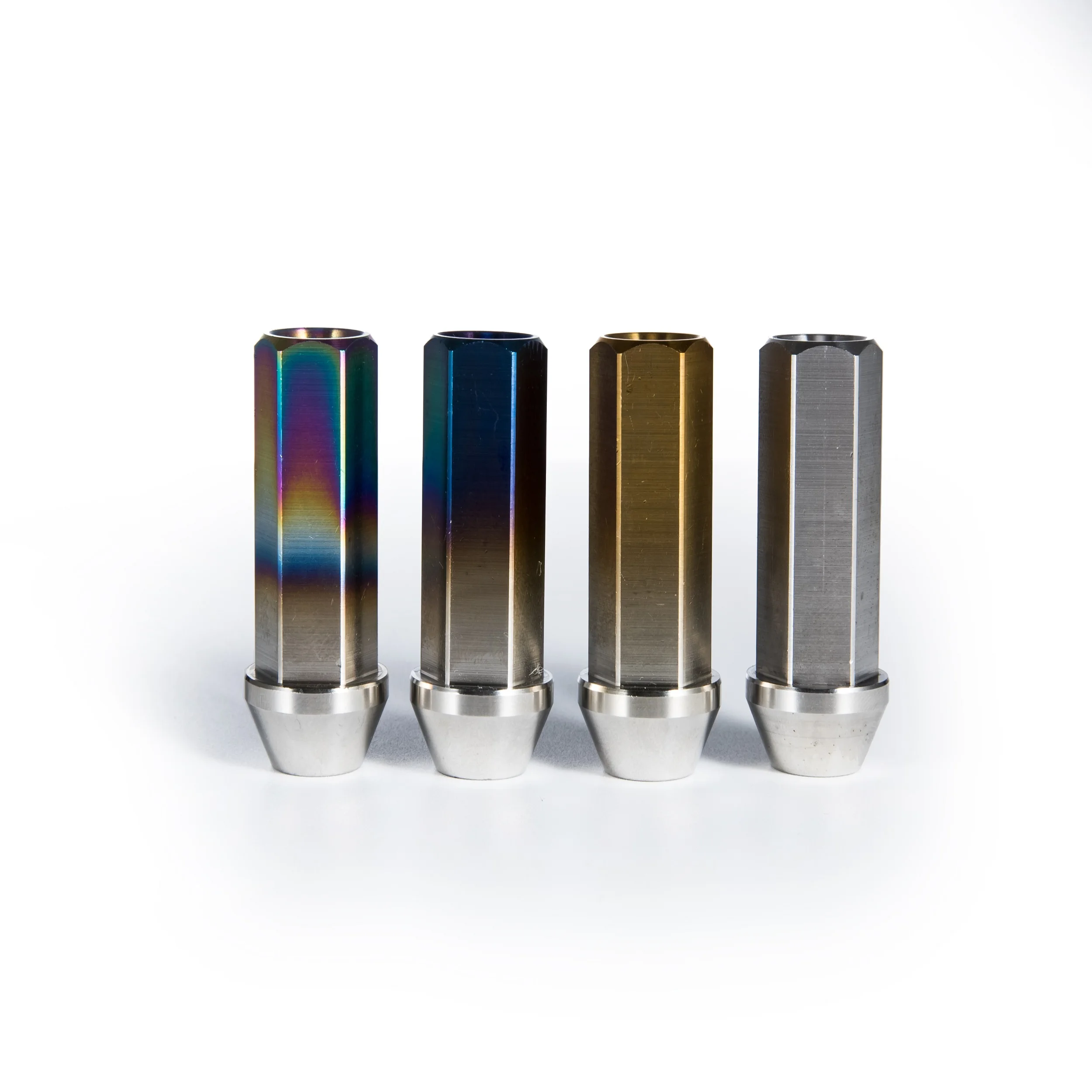 20pcs Wheel Lug Nuts M12x1.5 / M12x1.25 Thread 45mm Height T304 Stainless Steel for Car Modification