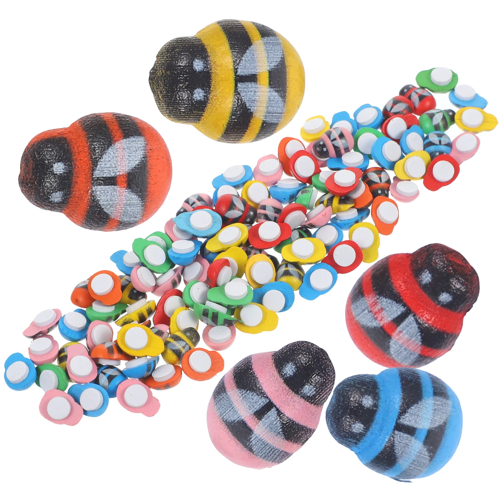 

Cutouts Wooden Bee Decoration Cute Stickers Scrapbook Craft for Kids Baby Scrapbooking