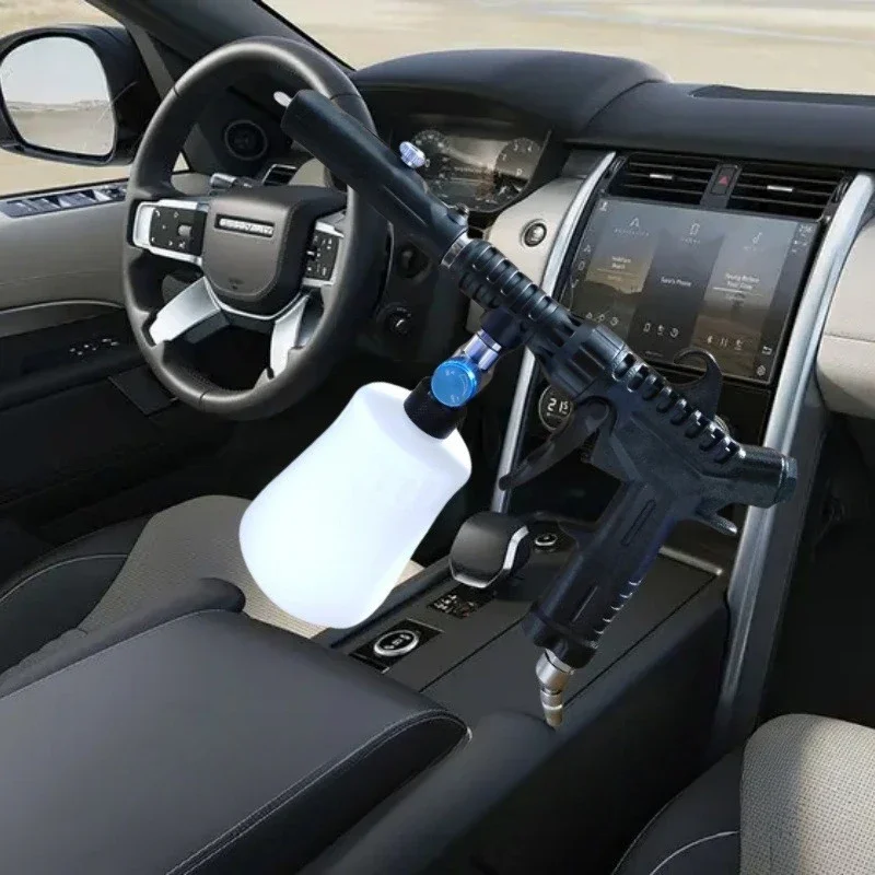 Car ceiling cleaning gun, wash interior flannel seat velvet canopy cleaning gun with universal car wash tool
