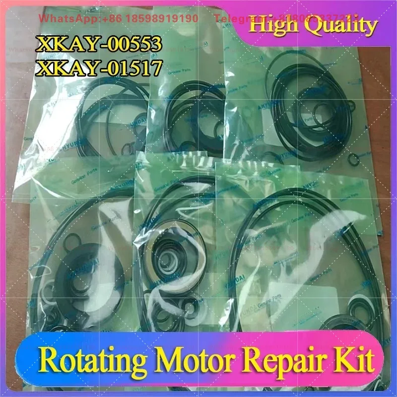 Swing Motor Repair Seal Kit XKAY‑00553 XKAY‑01517 for R160LC‑7 R220LC‑9A Excavator