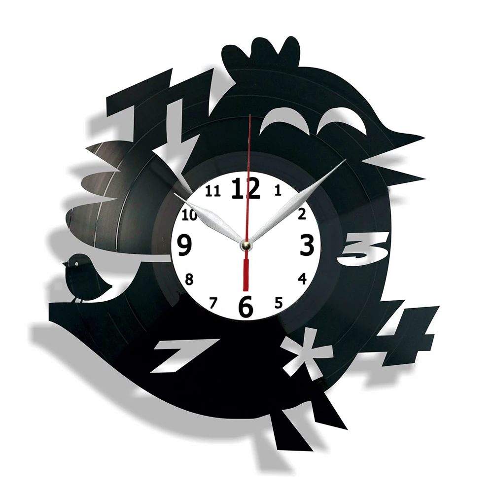 TWITT’S DUMB BROTHER vinyl record clock Modern Home Record Vintage Decoration 3D Decorative Hanging Art Decor Clock