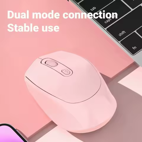 Bluetooth Wireless Mouse 2.4G Rechargeable Silent Click Ergonomic Design For MacBook Laptop PC Computer Office Gaming