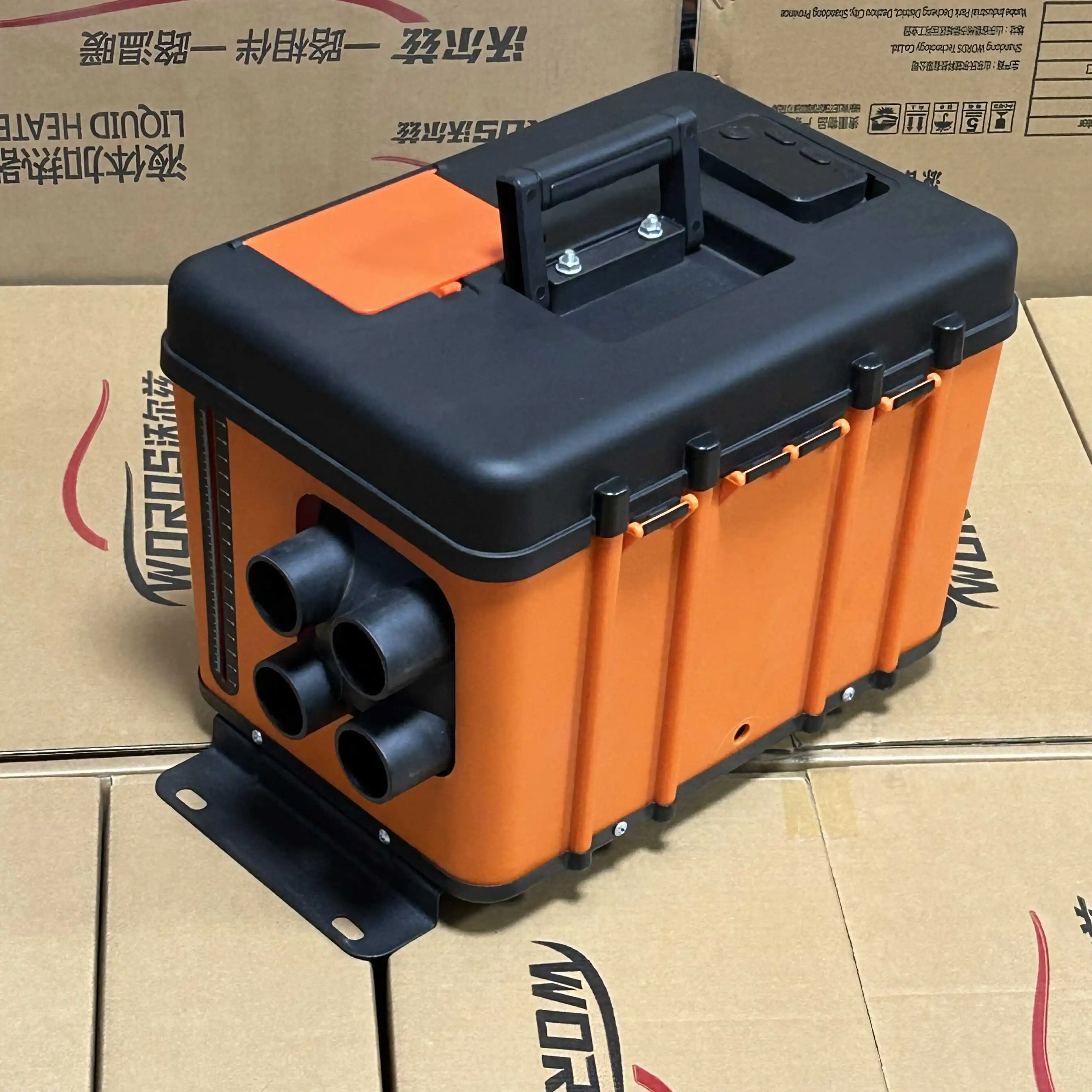 سخان وقوف السيارات بالديزل 12 فولت/24 فولت/220 فولت - تصميم صندوق أدوات الكل في واحد (تدفئة سريعة 5 كيلو وات، مضاد للتجميد، ضوضاء منخفضة، للشاحنات/RVs/الحافلات)