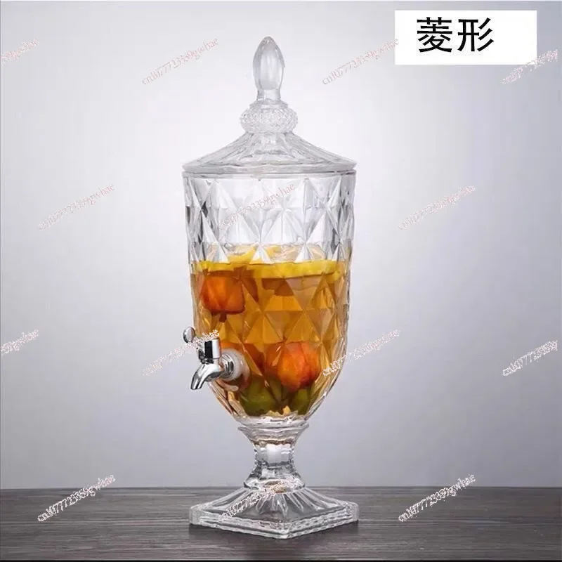 

Стеклянная банка для сока 2л, 3л, 5л с крышкой и трубочками, герметичный диспенсер для напитков для дома, вечеринок, бара. Товар в наличии.