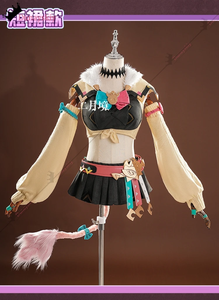 Varesa Cosplay Game Genshin Impact Costume High Quality Sweater Knitting Outfit Wig Shoe Role-play Accessory xs-2xl Anime Suit