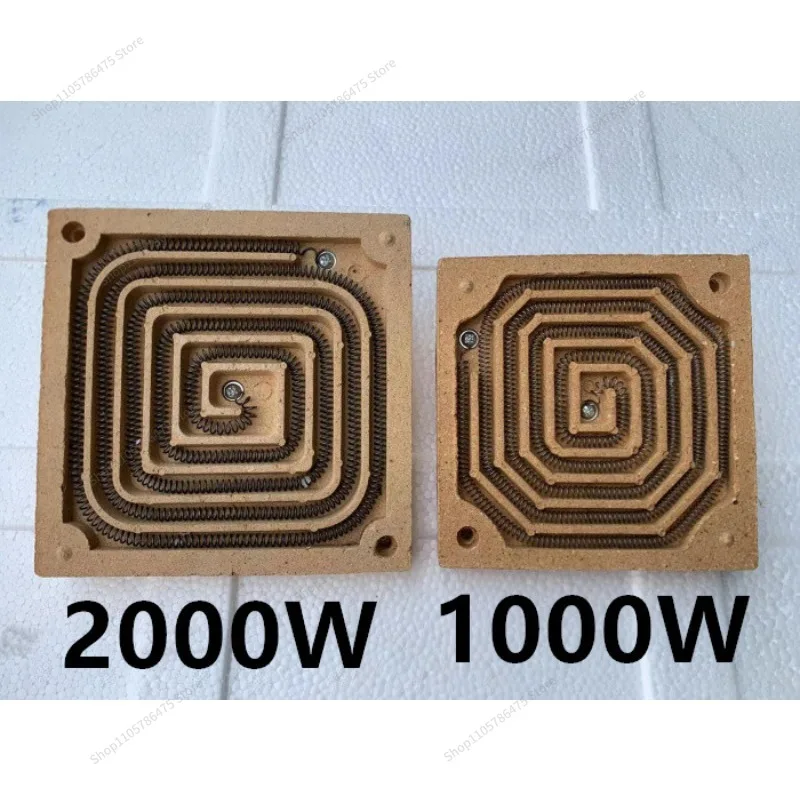 For Flat Furnace Plate 1000W 2000W Square Universal Electric Stove Heating Plate