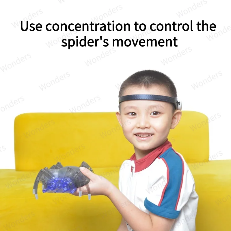 Novo fone de ouvido mindlink com faixa de cabeça Spider Brainlink SE EEG Dispositivos de treinamento de controle mental para jogos IOS e Android com APP
