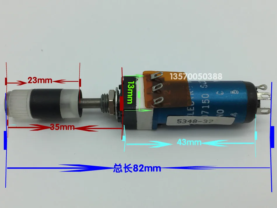 1pcs for VISHAY single touch band switch 10KA volume potentiometer flight simulator equipment