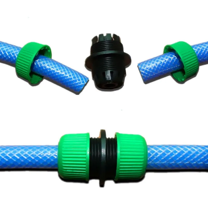 2 Pcs 1/2' Hose Connector Garden Tools Quick Connectors Repair Damaged Leaky Adapter Garden Water Irrigation Connector Joints