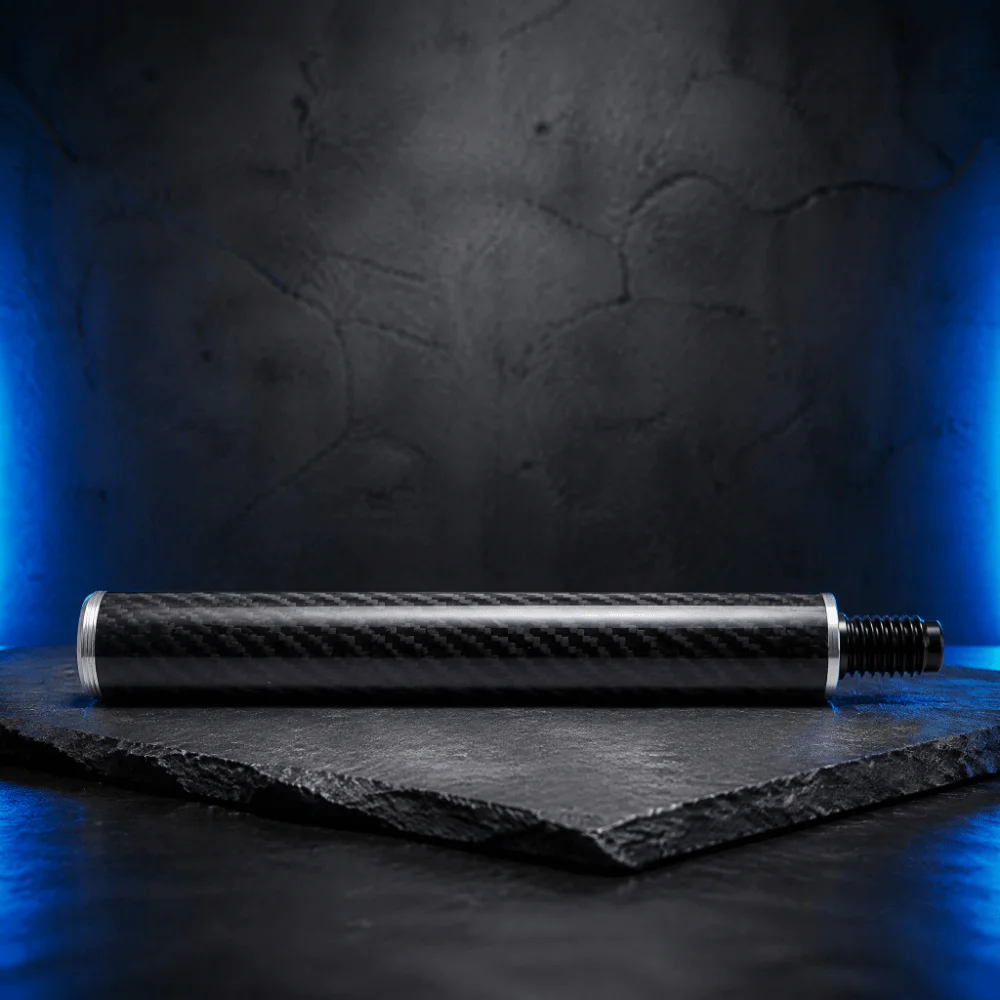 8 Inch Length Pool Cue Extension 9 Inch Length Black Color Billiard Cue Extension Threaded Connection Structure