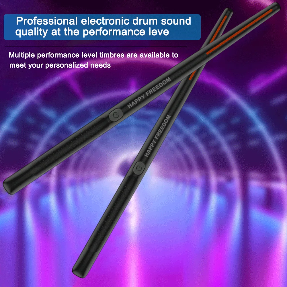 Electric Virtual Air Drum Set With Drumstick Pedal Somatosensory Virtual Reality Smart Wireless Electric Drum Musical Instrument