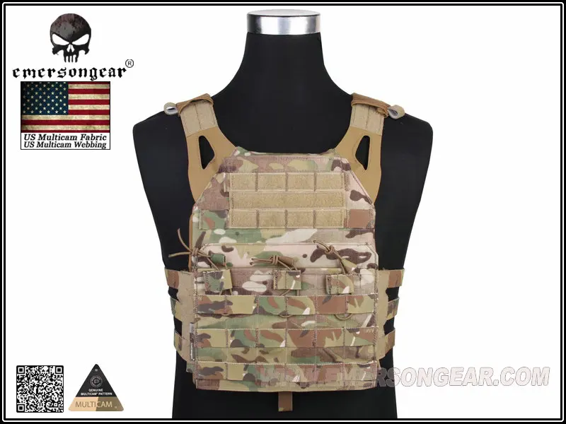 Emersongear JPC Tactical Jumper Carrier Vest Combat Back Support Upgraded Version EM7344