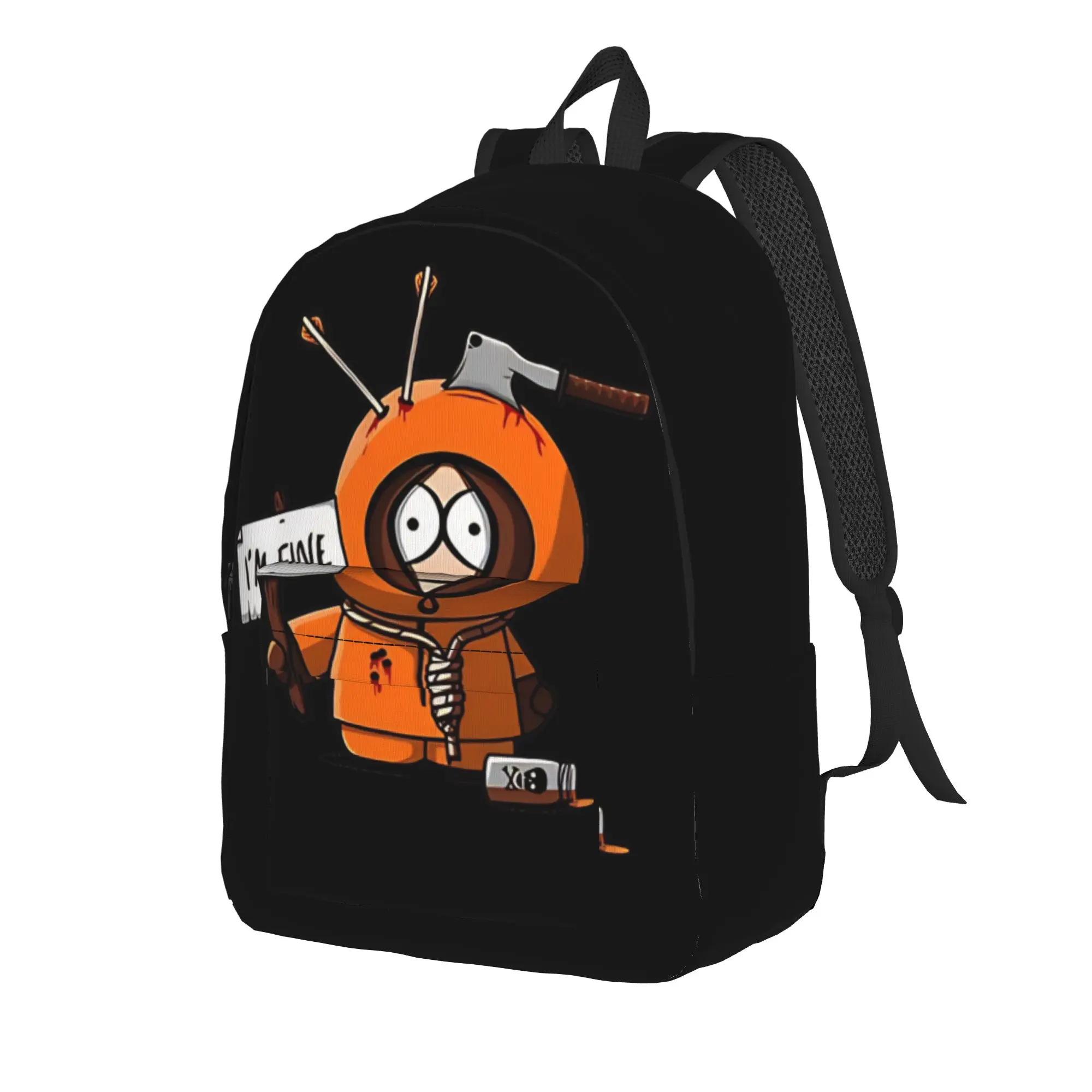 S-South Park Storage Bag Back to School Season I'm Fine Versatile Backpack