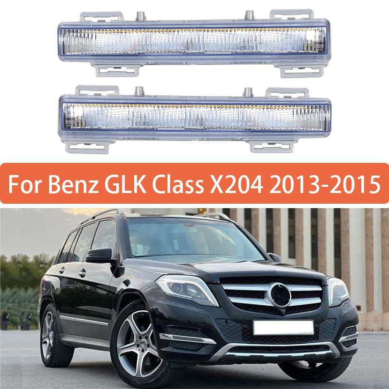 Daytime Running Light For Benz GLK Class X204 GLK250 GLK350 2013 2014 2015 Front Bumper Anti Fog Light 2049065401 2049065501