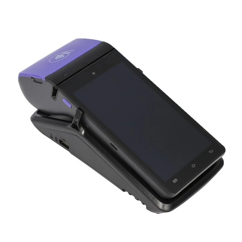 Handheld Touch Screen Android NFC Mobile POS Terminal  With Thermal Printer