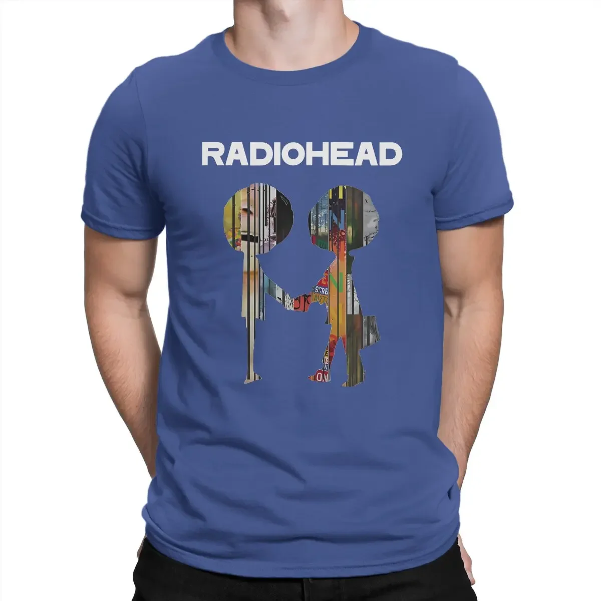 Bends Ok Computer  Rainbows Pablo Pool Amnesic-Radio Funny Pure Cotton Tees Short Sleeve Radiohead T Shirts Men's T-Shirts The X