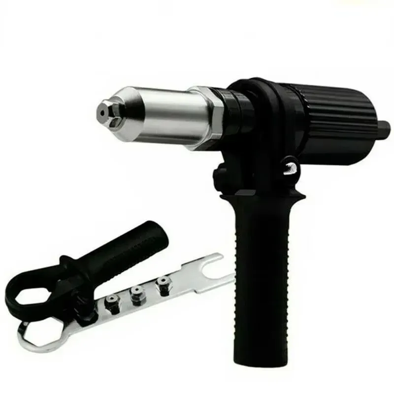 Professional Cordless Electric Rivet Nut Gun Machine Portable Core Pull Accessories with Drill Adapter for Insert Riveting