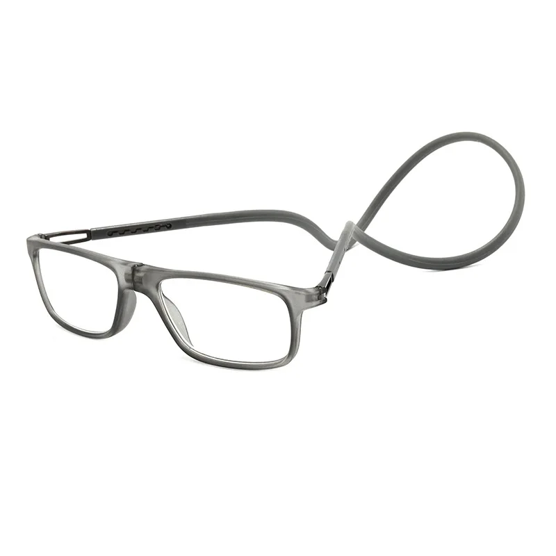 HONKAN.WZ Neue Magnet Hängenden Hals Lesebrille männer Frauen Anti-Blau Licht Tragbare Ultra-licht Brille Platz Presbyopie brille 5