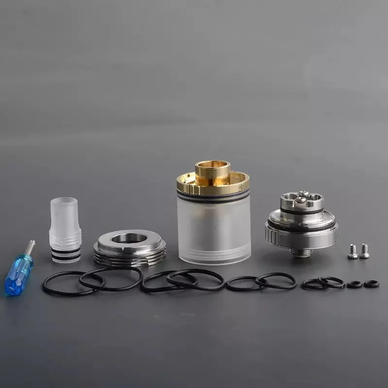 أربعة واحدة خمسة 415 ألتيما RTA رذاذ قابل لإعادة البناء 2 مللي 22 مللي متر قطر 316 SS ملف واحد سطح السفينة ملء MTL RDL PCTG خزان Vape