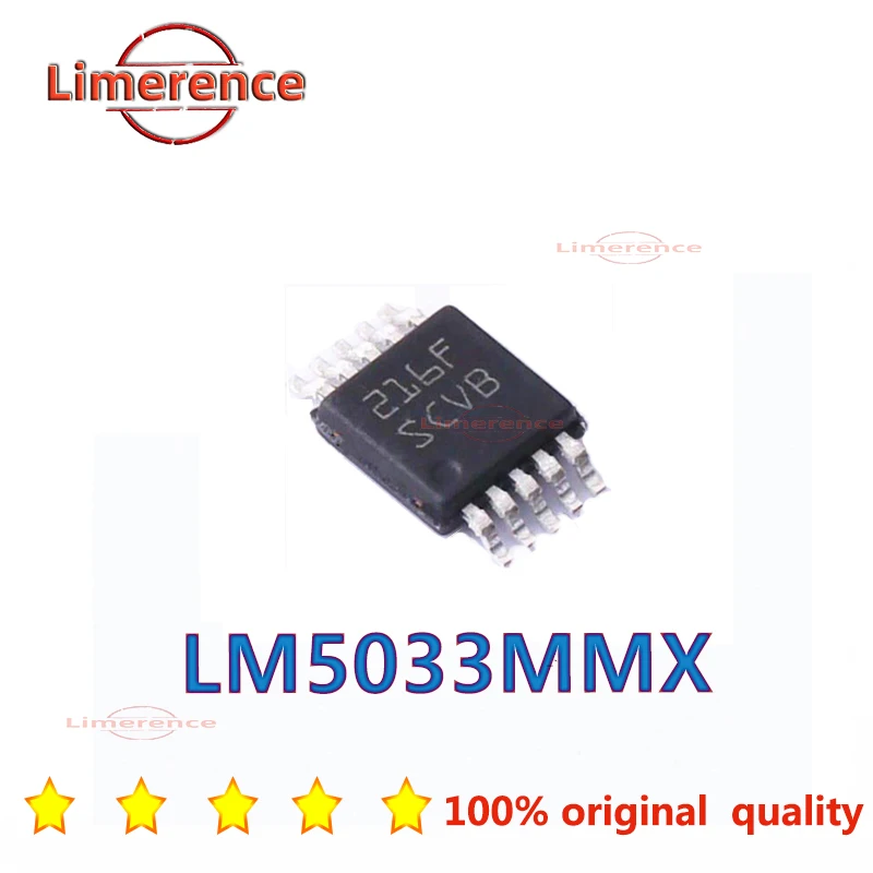 5pcs LM5033MMX MSOP-10 LM5033MM MSOP LM5033 MSOP10