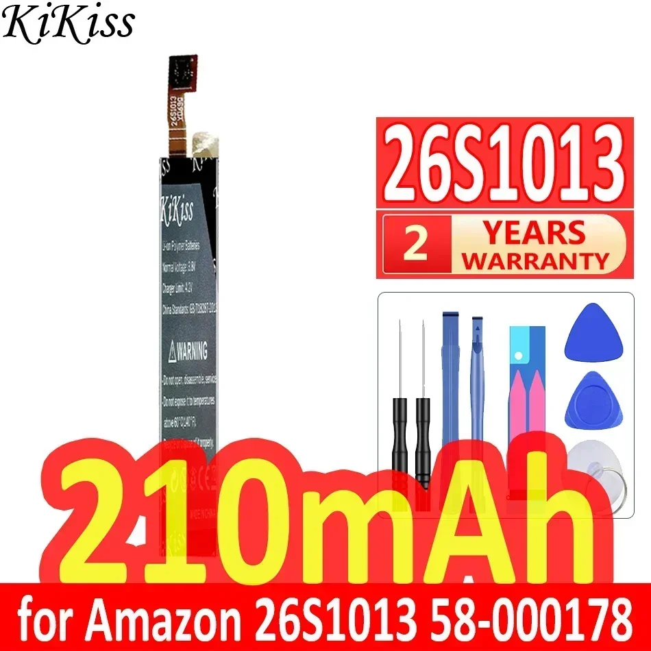 Аккумулятор KiKiss 210 мАч для Amazon 26S1013 58- 000178   Беспроводная гарнитура