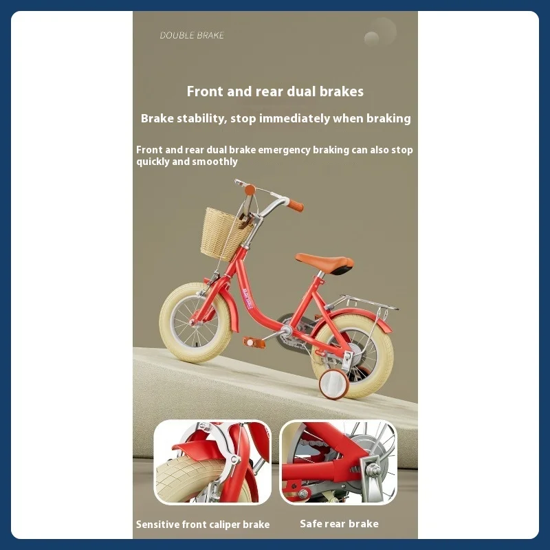 

Детский велосипед для девочек 2-6-9 лет, велосипед принцессы