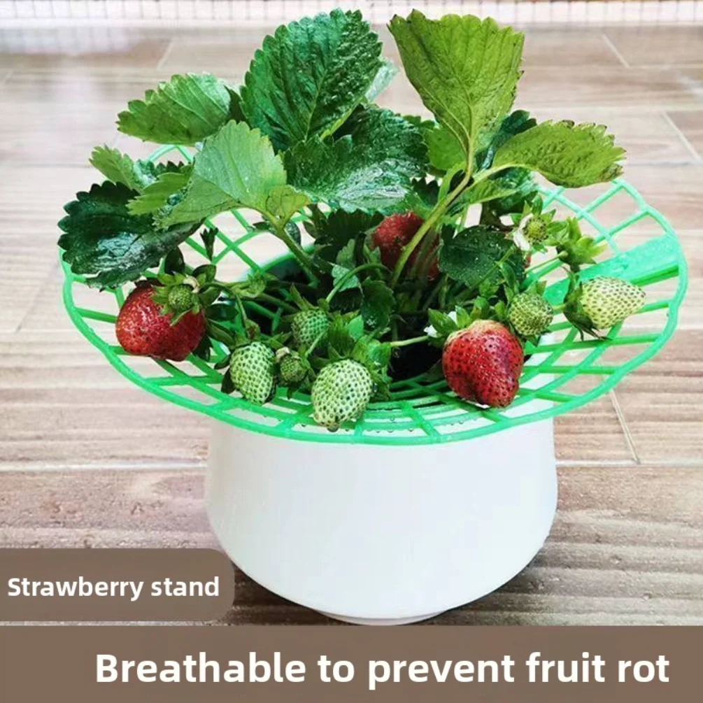 Strawberry Planting Stand Multi Layer Vertical Garden Rack Plastic Flower Pot Holder Balcony Vegetable Planter Indoor Outdoor Pl