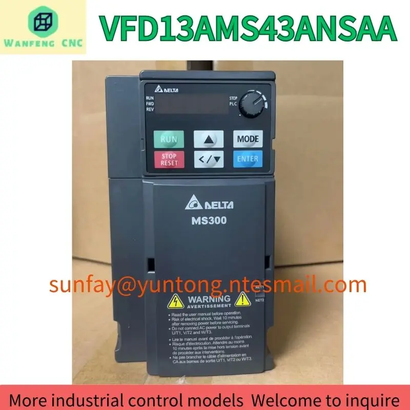 

brand-new VFD13AMS43ANSAA frequency converter MS300 series 5.5KW Fast Shipping