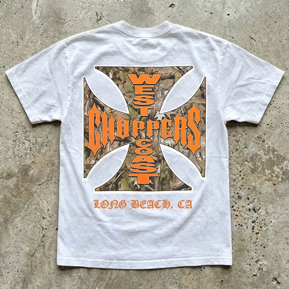 New 2026 Classics West Coast Choppers Vintage Graphic Tee Round Neck Casual Regular Fit Unisex T-shirt Summer Tops Clothing