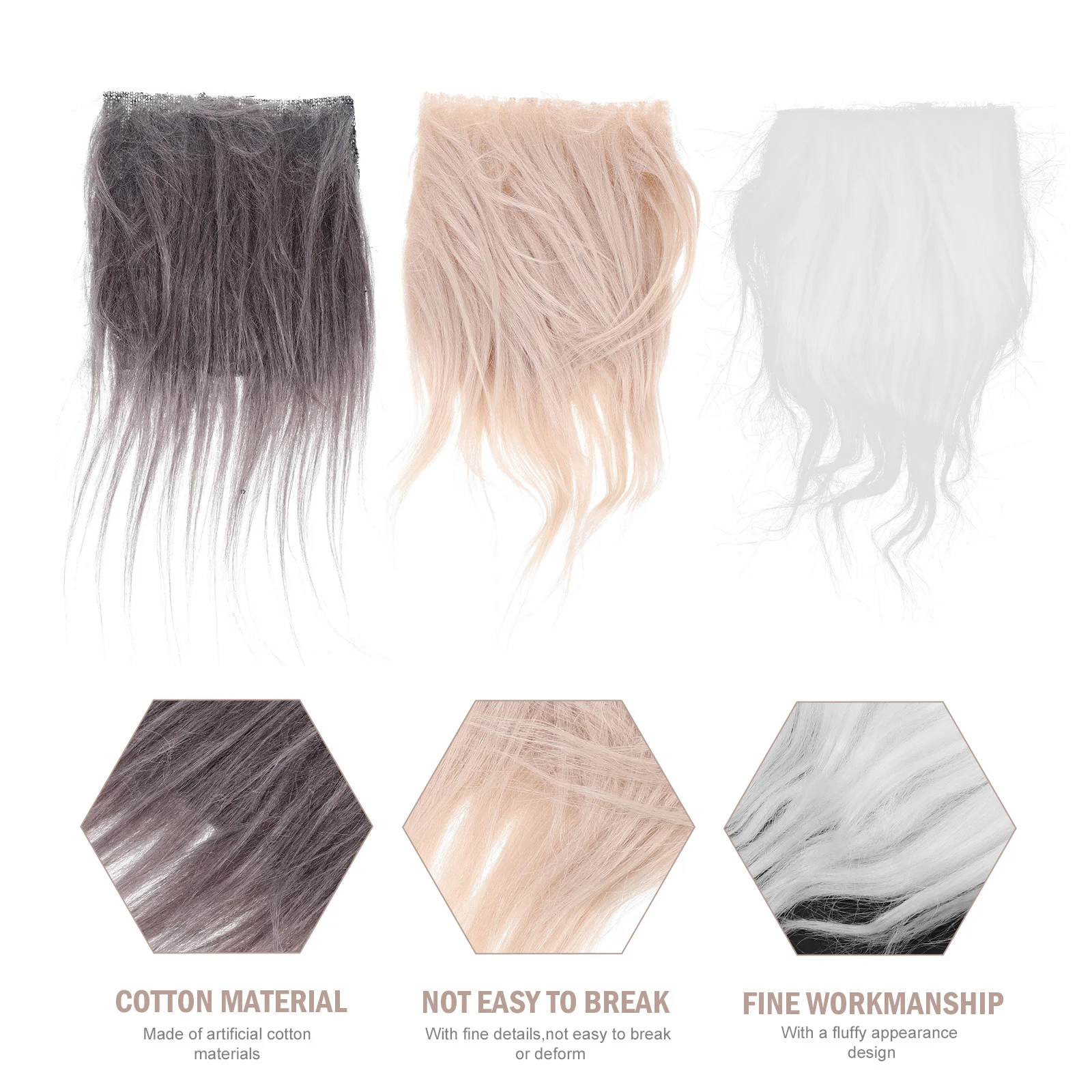 

1 комплект, предварительно вырезанный материал для бороды гнома, принадлежности для рукоделия, теплая роскошная предварительно вырезанная борода гнома, милые борода с деревянными бусинами