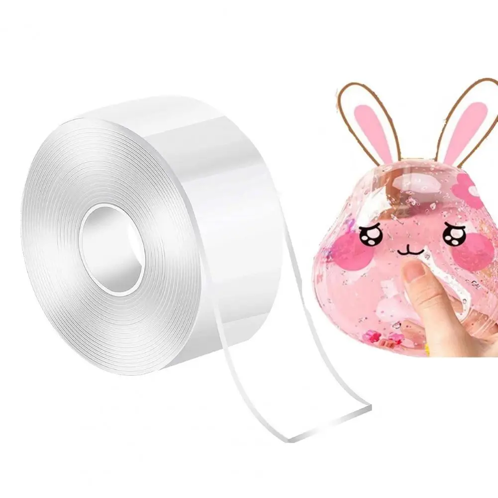 1 Set Adhesive Nano Tape Sticky Ball Tape DIY Crafts Blowing Bubble Tapes Reusable Kids Nano Glue Kneading Decompression Toys