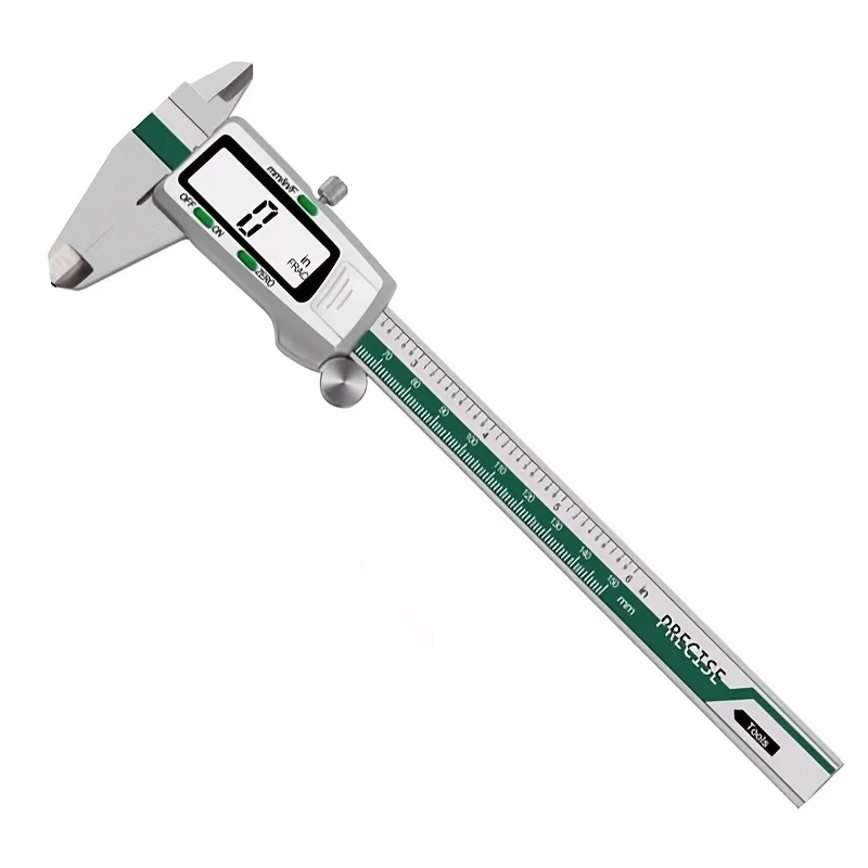 1pc ET50 Digital Caliper Stainless Steel 150mm Fraction/ MM/ Inch 0.01mm High Precision Vernier Caliper