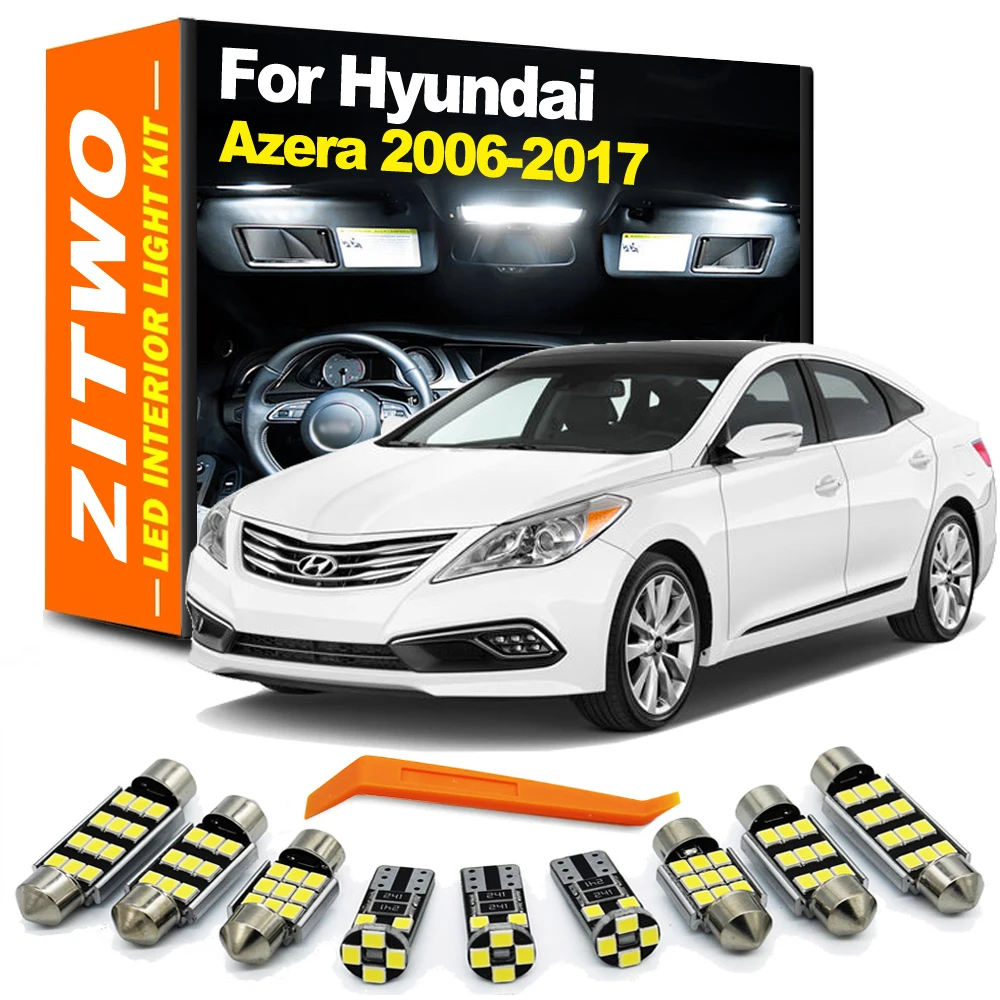 ZITWO Car LED Interior Light Bulb Kit For Hyundai Azera 2006 2007 2008 2009 2010- 2015 2016 2017 Trunk Lamp Accessories Canbus