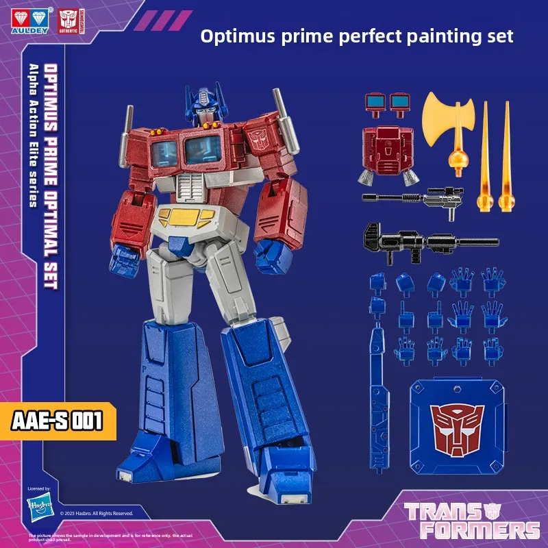 مجموعة طلاء AULDEY AAE Transformers G1 Optimus Prime Starscream Coronation Mirror Soundwave Premium - هدية للأولاد والبنات #1