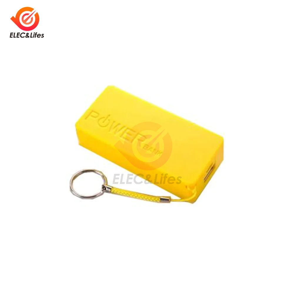 لتقوم بها بنفسك 2x18650 قوة البنك شاحن بطارية حالة المحمولة USB قوة البنك عدة حقيبة للتخزين لتقوم بها بنفسك صندوق للهاتف MP3 الشحن الإلكتروني
