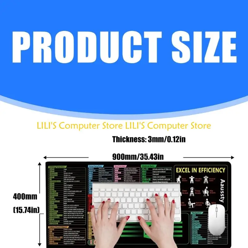 A52b لوحات مفاتيح كبيرة من لوحات المفاتيح التي تتميز باختصار Word Excells لاستخدام برامج المكتب والألعاب مع مقاومة للماء